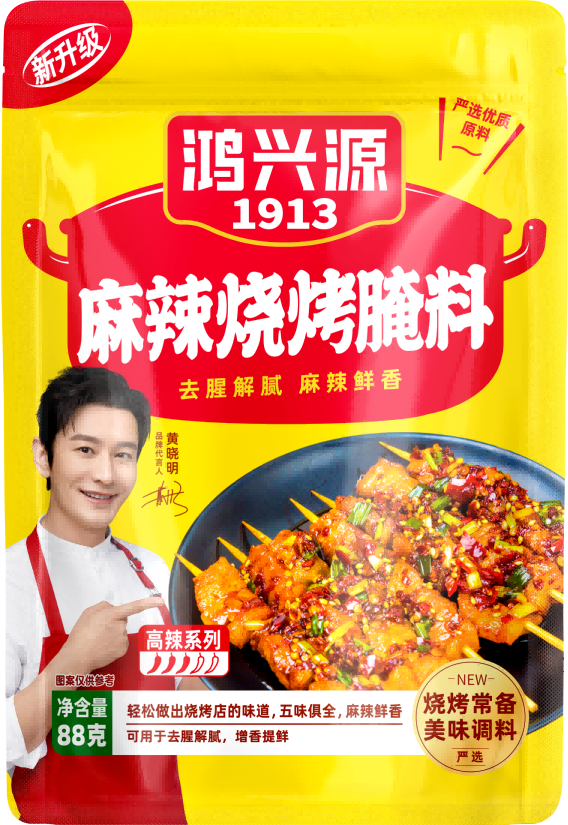 常温袋装麻辣烧烤腌料88克